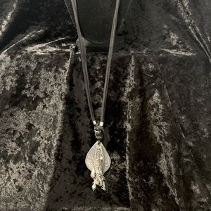 A Long Modern Statement Necklace